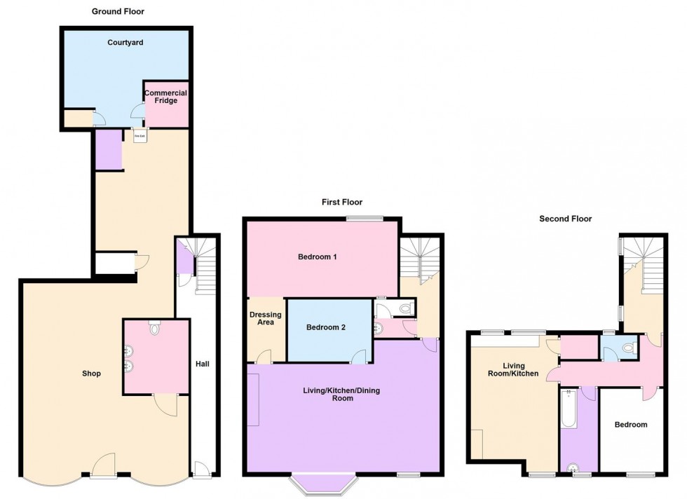 Floorplan for St. Thomas Street, Weymouth