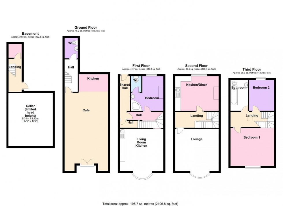 Floorplan for The Esplanade & St Mary Street Weymouth