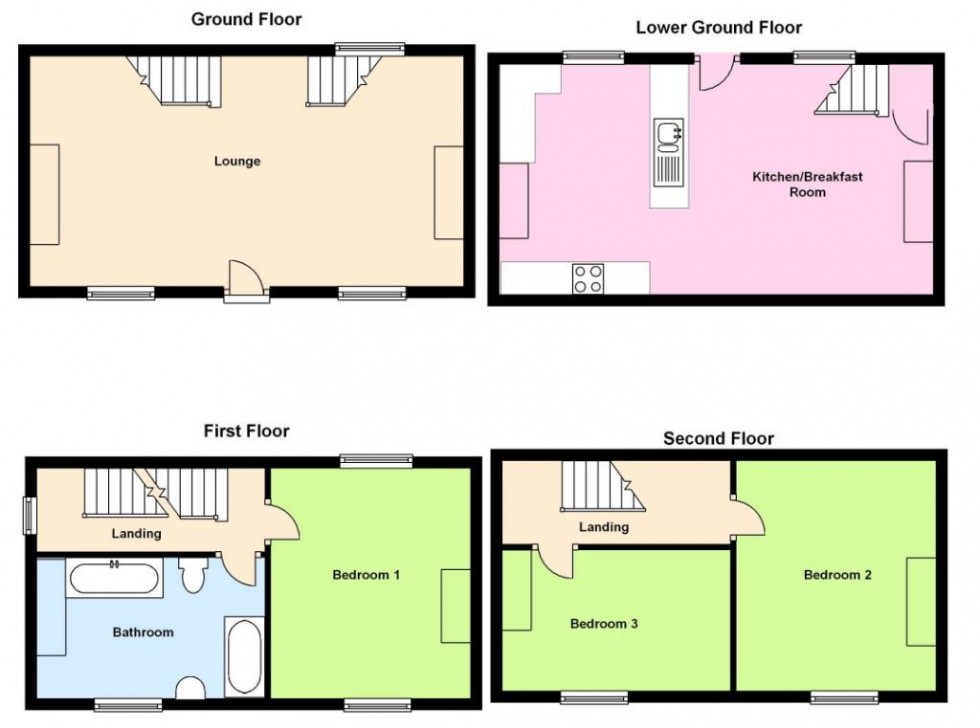 Floorplan for Delhi Lane, Easton, Portland