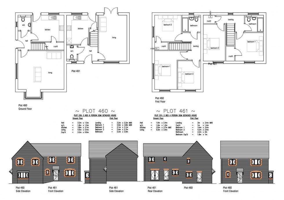 Floorplan for Plot 461 Markham Fields, 63 Markham Avenue Weymouth, DT4 0QL