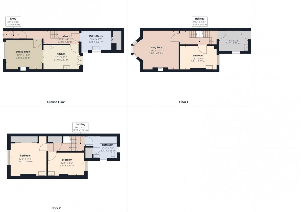 Floorplan for Belgrave Place, Portland