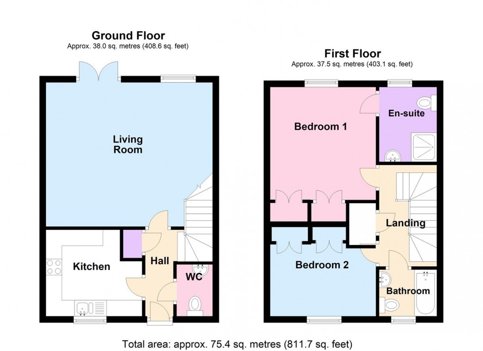 Floorplan for Old Station Road, Weymouth