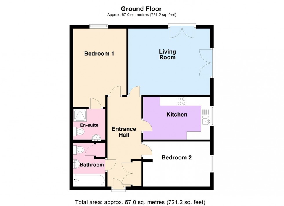 Floorplan for Dunvegan Lodge, Bincleaves Road, Weymouth