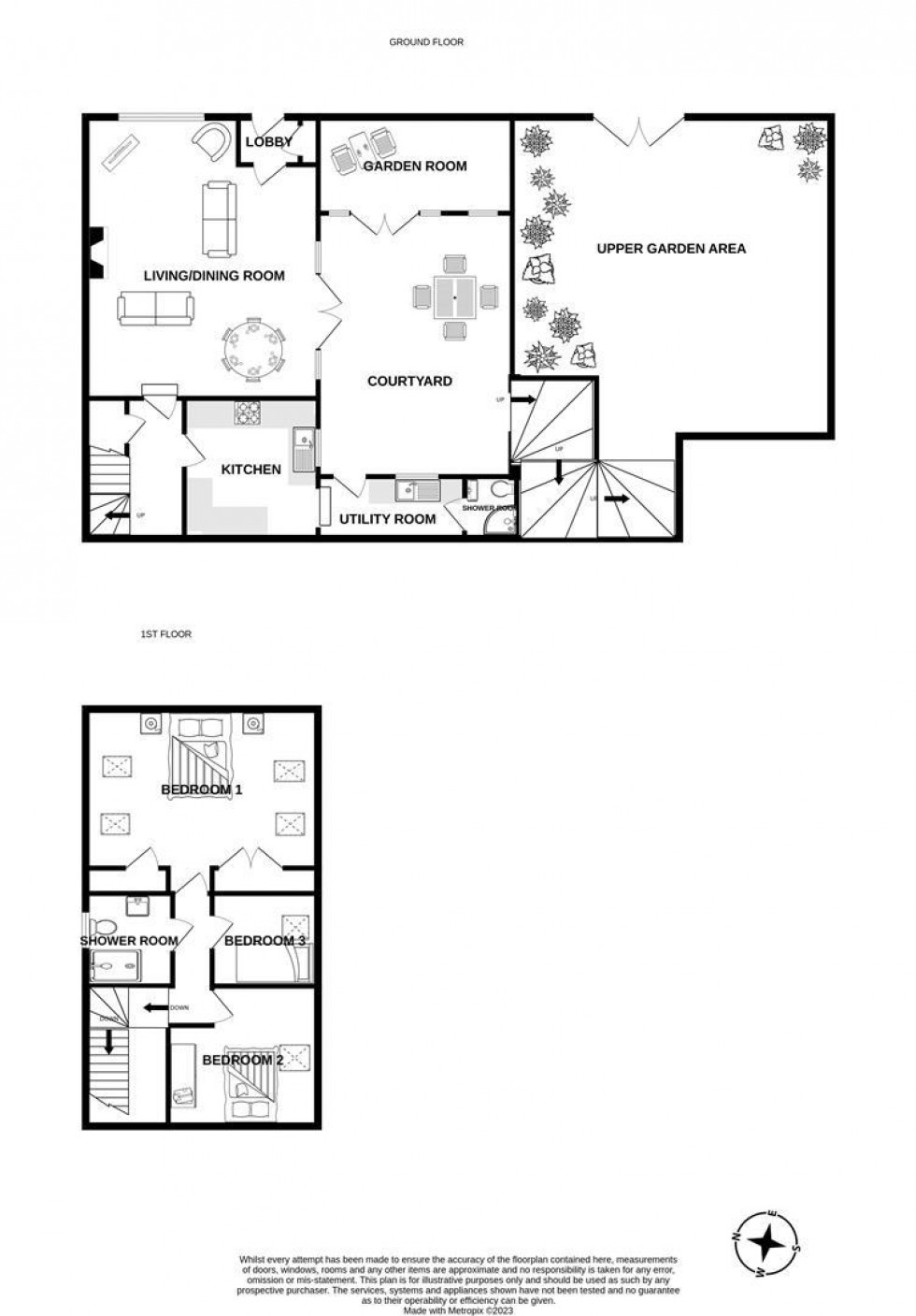 Floorplan for Convent Mews, Swanage