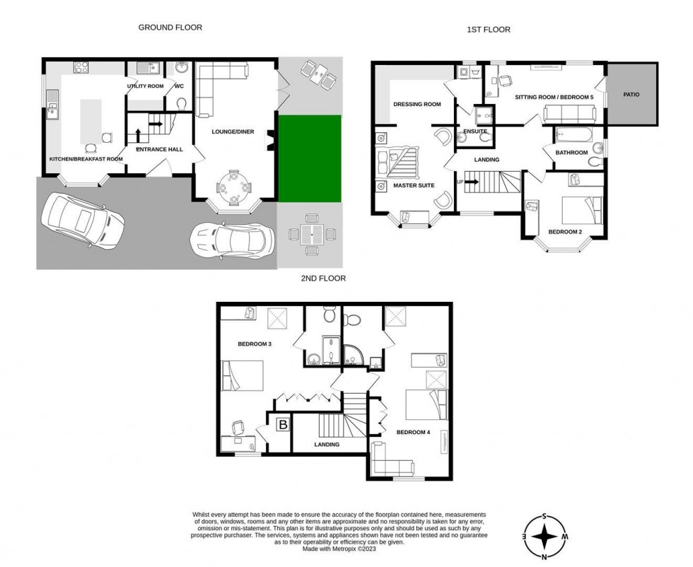 Floorplan for Locarno Road, Swanage