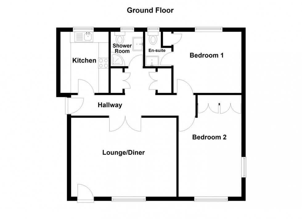 Floorplan for Purbeck Court, Swanage