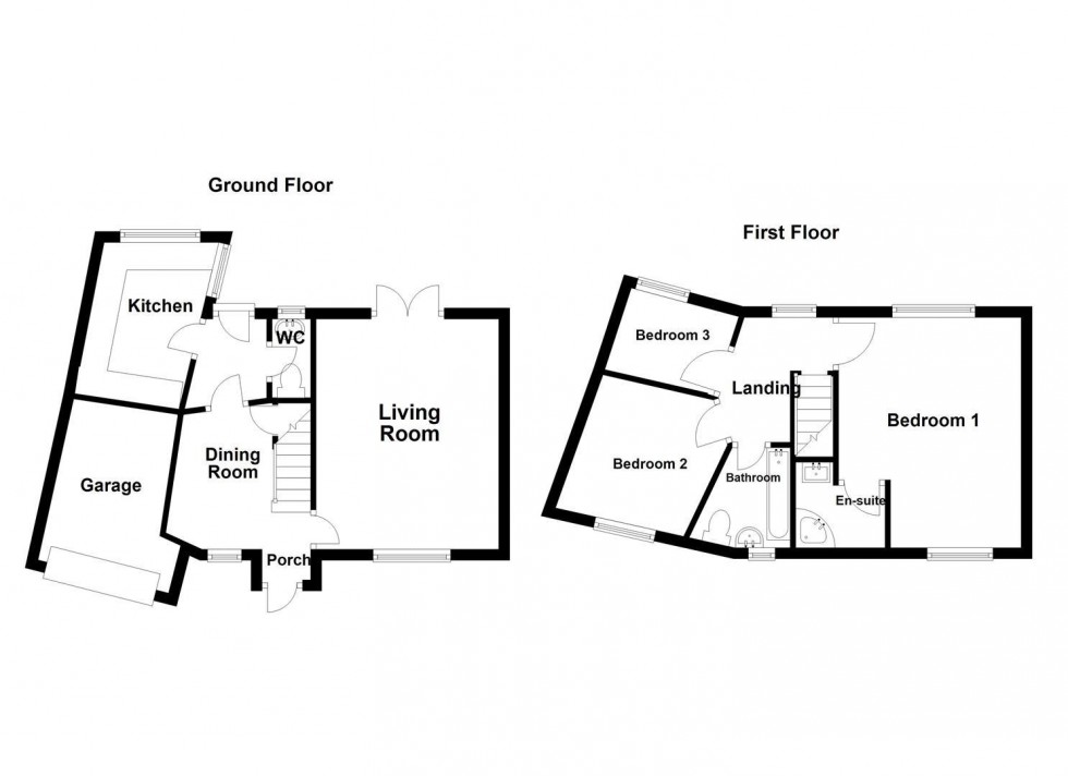 Floorplan for Chestnut Mews, Swanage