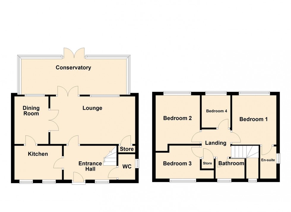 Floorplan for Fancys Close, Portland