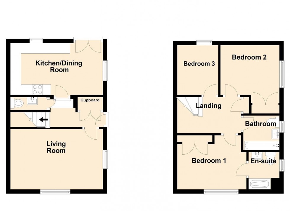 Floorplan for Northbrook Road, Swanage