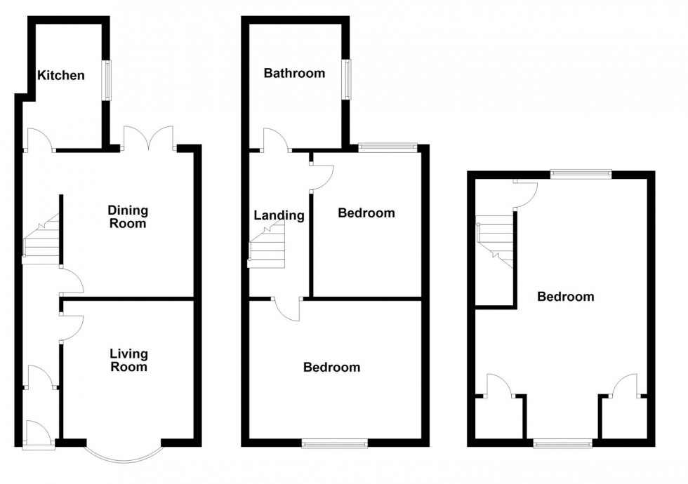 Floorplan for Eastville Cottages, Weston Road, Portland