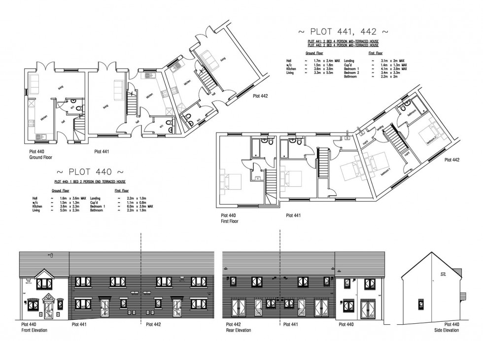 Floorplan for Plot 442 Fields, 44 Markham Avenue, Weymouth, DT4 0QL