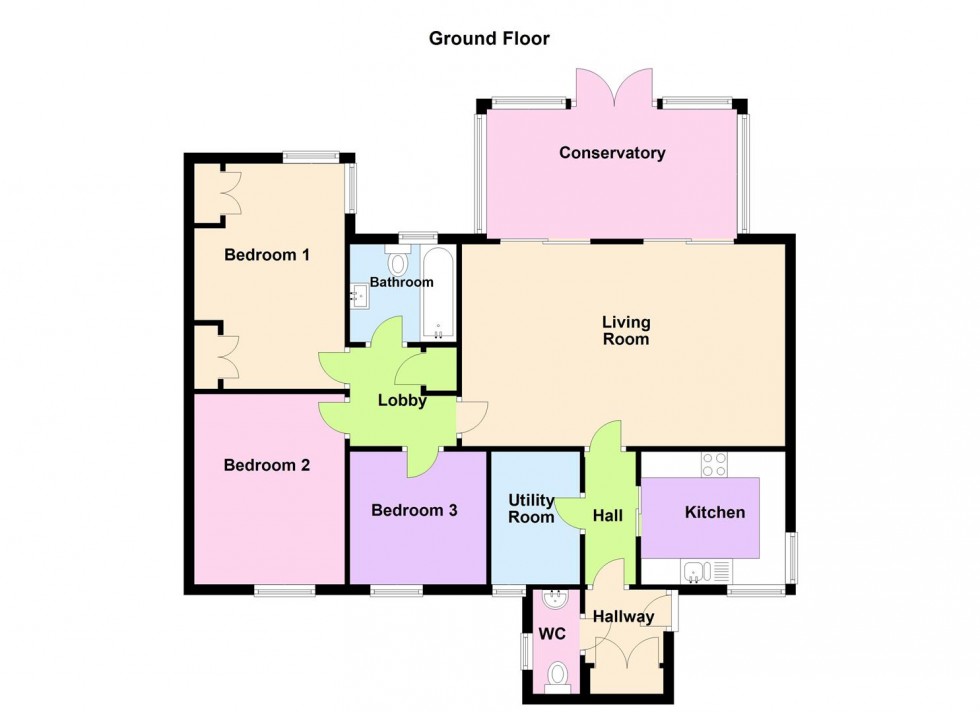 Floorplan for Connaught Gardens, Weymouth