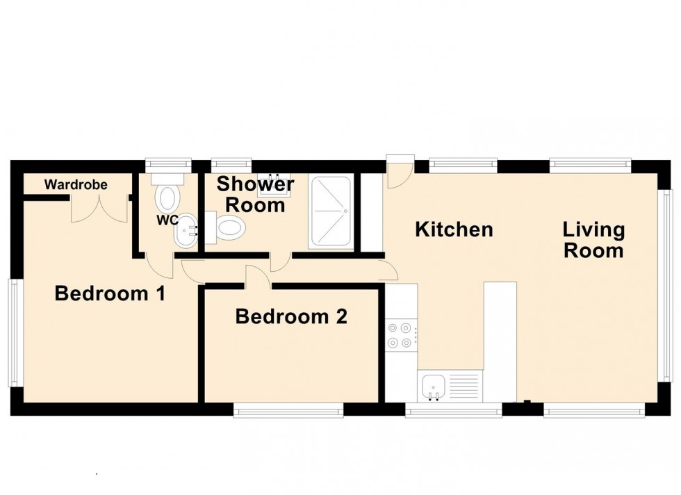 Floorplan for Panorama Road, Swanage