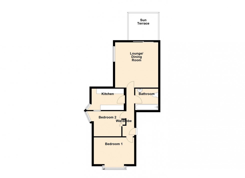 Floorplan for Ulwell Road, North Swanage, Swanage