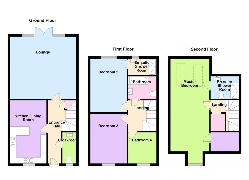 Floorplan for Bumpers Lane, Off Wakeham,  Portland