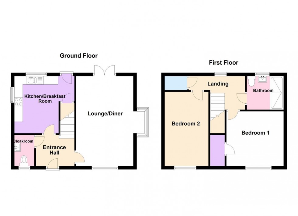 Floorplan for East Field Road, Weymouth