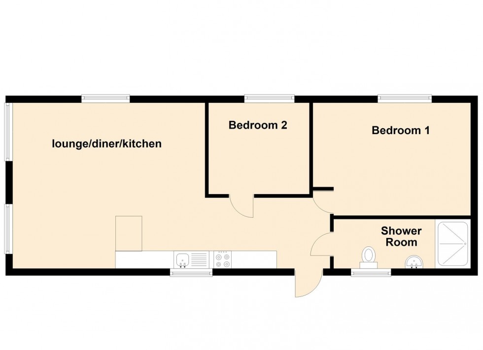 Floorplan for Swanage Bay View