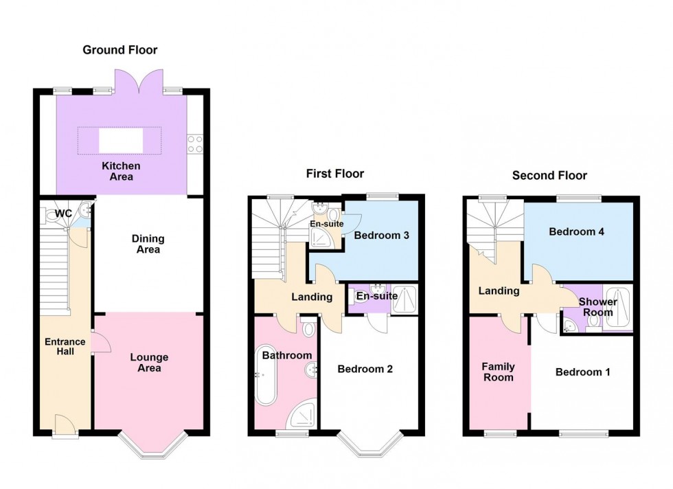 Floorplan for Lennox Street, Weymouth