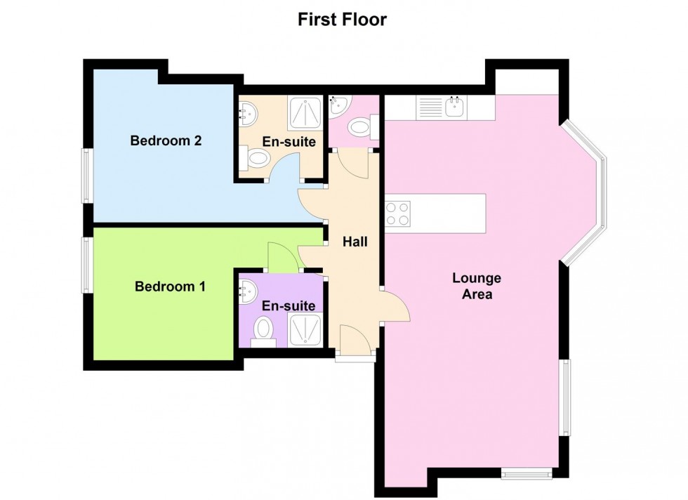 Floorplan for Chandlers Apartments, 4 Westerhall Road, Weymouth