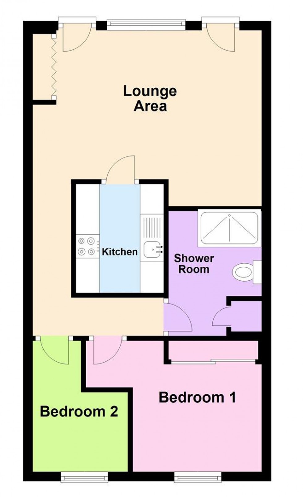 Floorplan for Fortuneswell, Portland