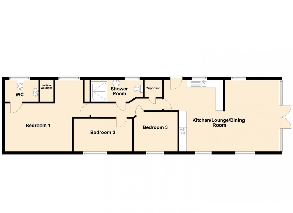 Floorplan for Panorama Road, Swanage