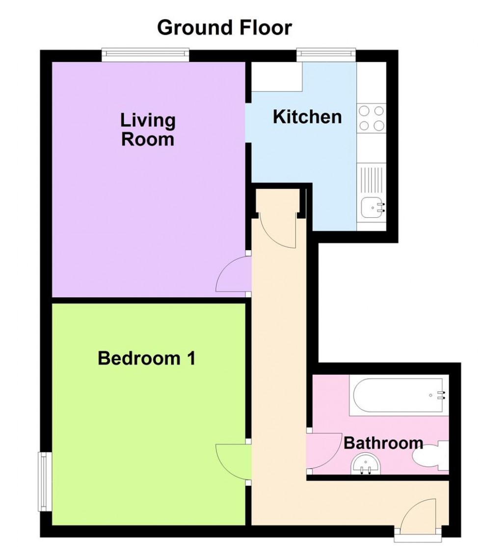 Floorplan for Spa Road, Weymouth