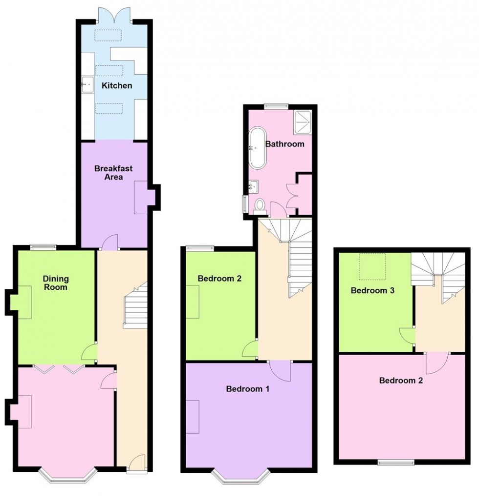 Floorplan for New Street, Easton, Portland