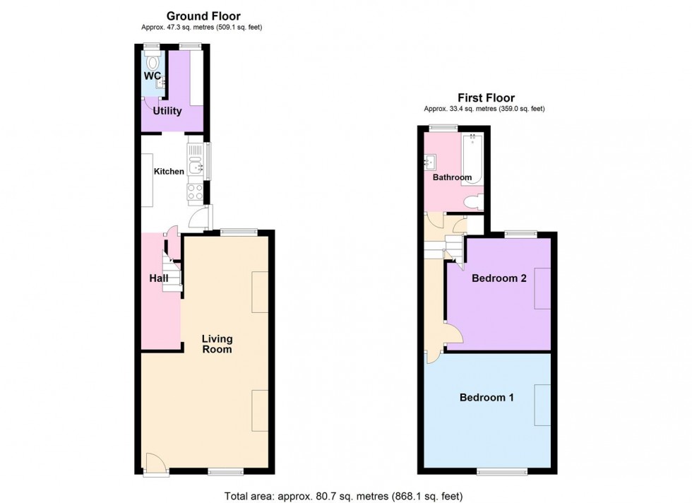 Floorplan for Rodwell Avenue, Weymouth