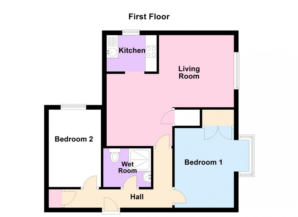 Floorplan for Grosvenor Road, Weymouth