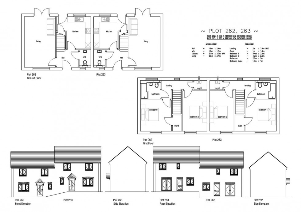 Floorplan for Plot 263 Curtis Fields, 3 Old Farm Lane, Weymouth, DT4 0FQ