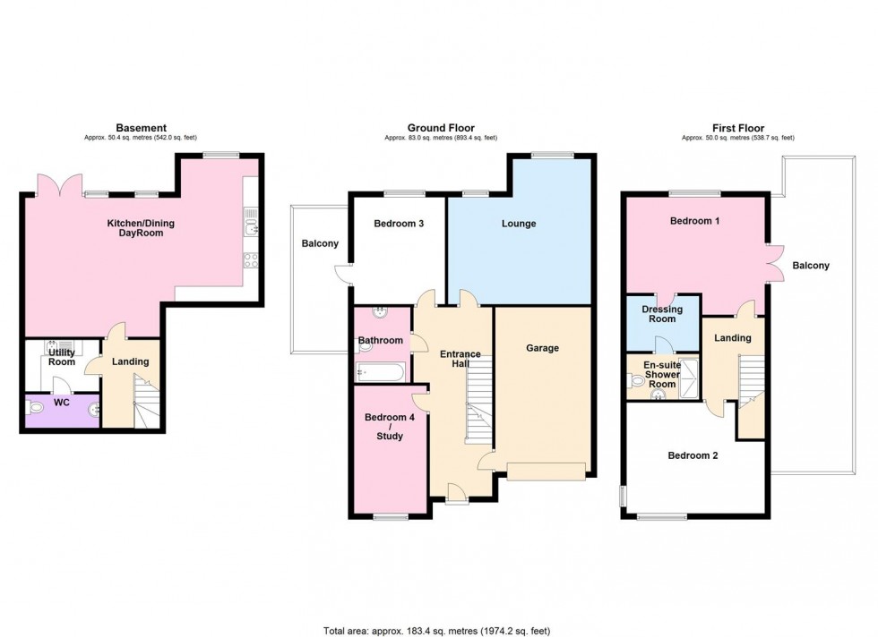 Floorplan for Sidon Mews, Portland