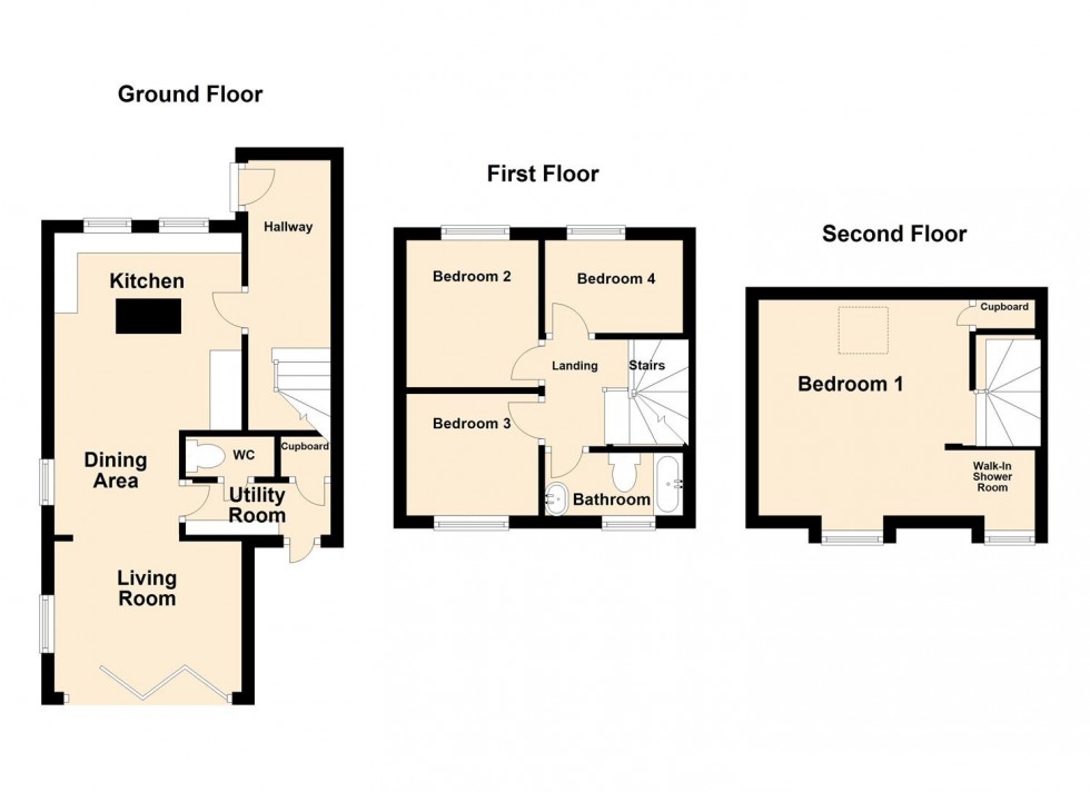 Floorplan for Acton, Nr Langton Matravers