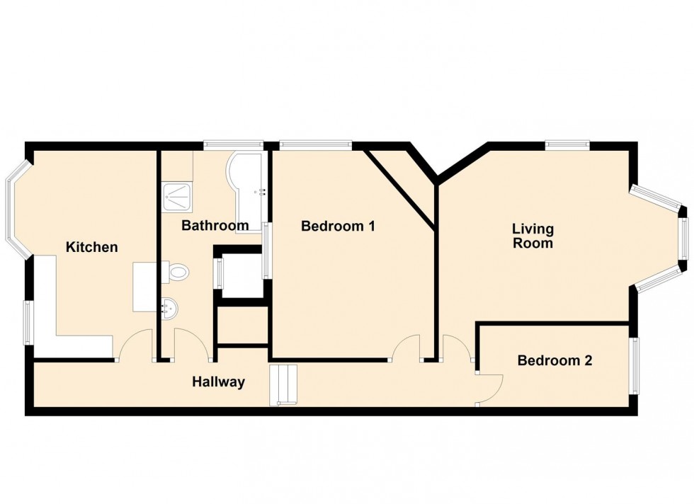 Floorplan for Station Road, Swanage Town Centre