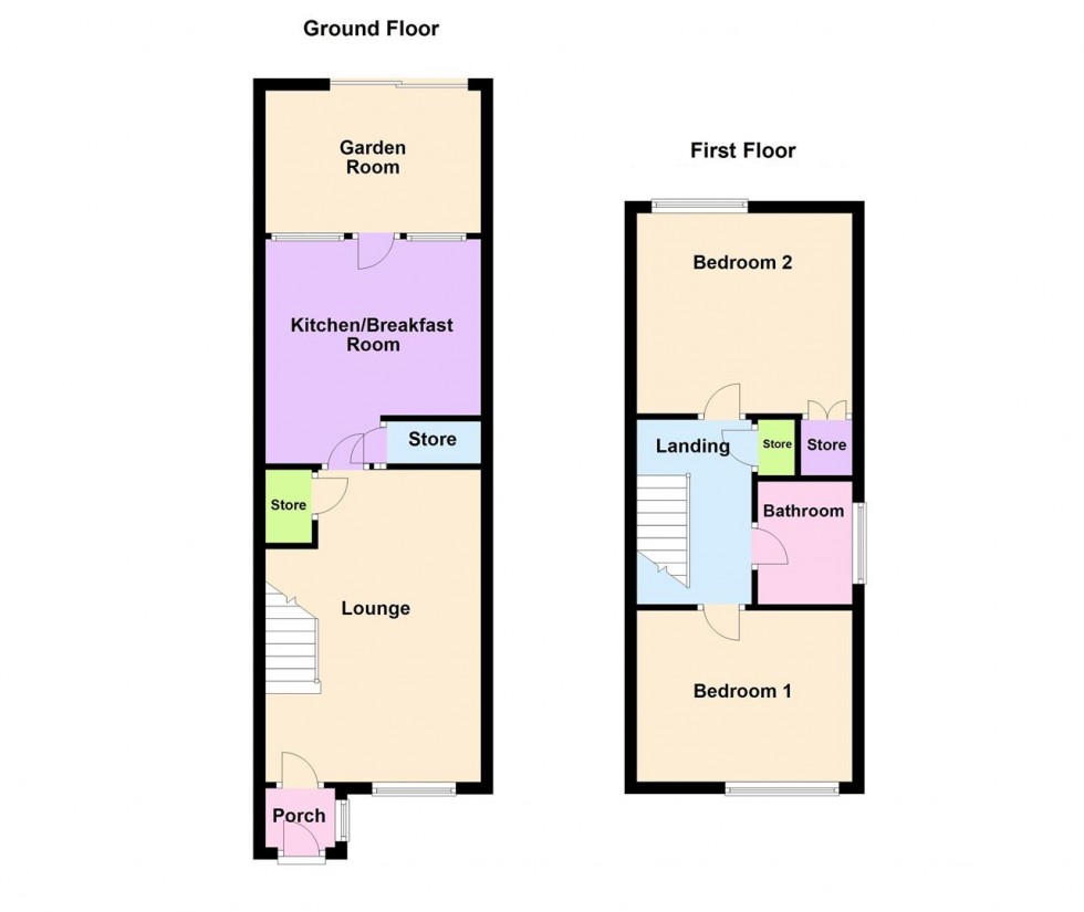 Floorplan for Southfield Avenue, Weymouth