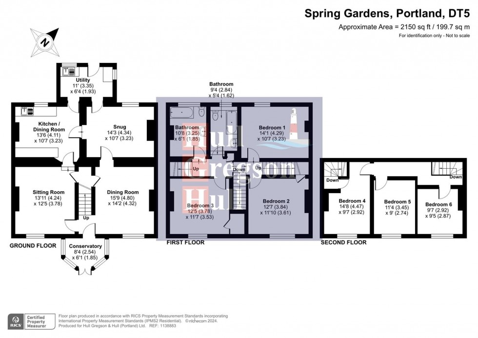 Floorplan for Spring Gardens, Portland