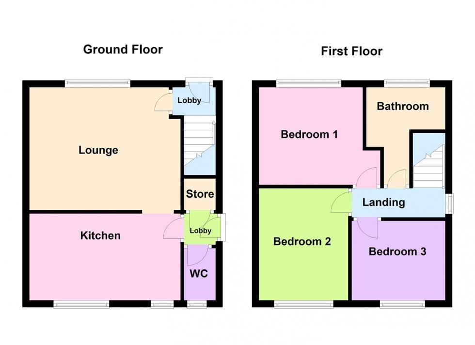 Floorplan for Tillycombe Road, Portland