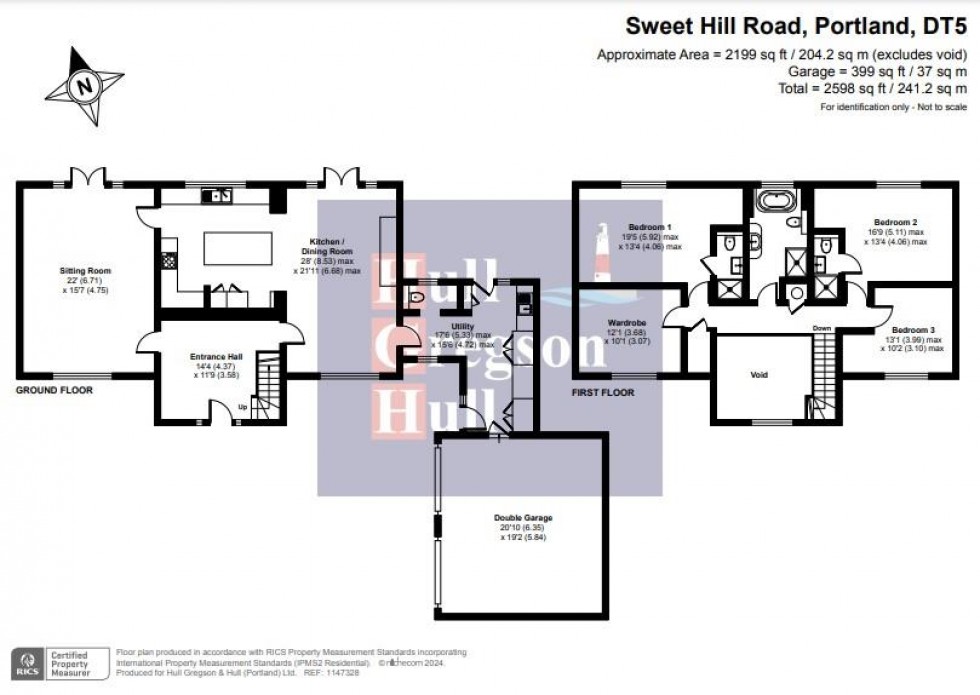 Floorplan for Sweet Hill Road, Southwell, Portland