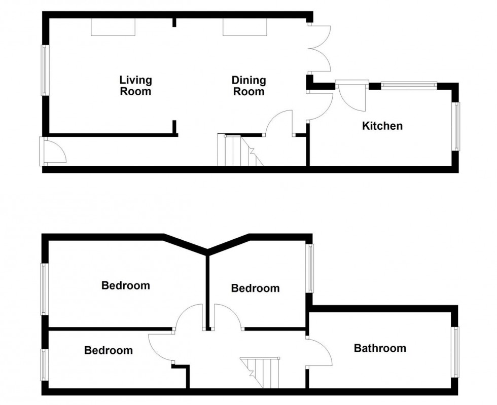 Floorplan for All Saints Road,  Wyke Regis, Weymouth