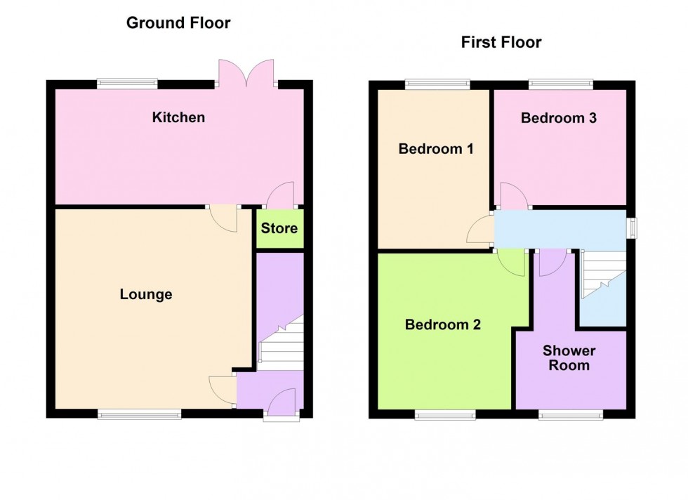 Floorplan for Tillycombe Road, Portland