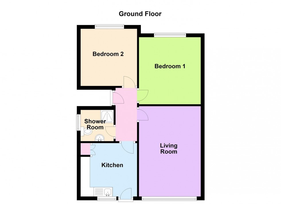 Floorplan for Brackendown Avenue, Weymouth