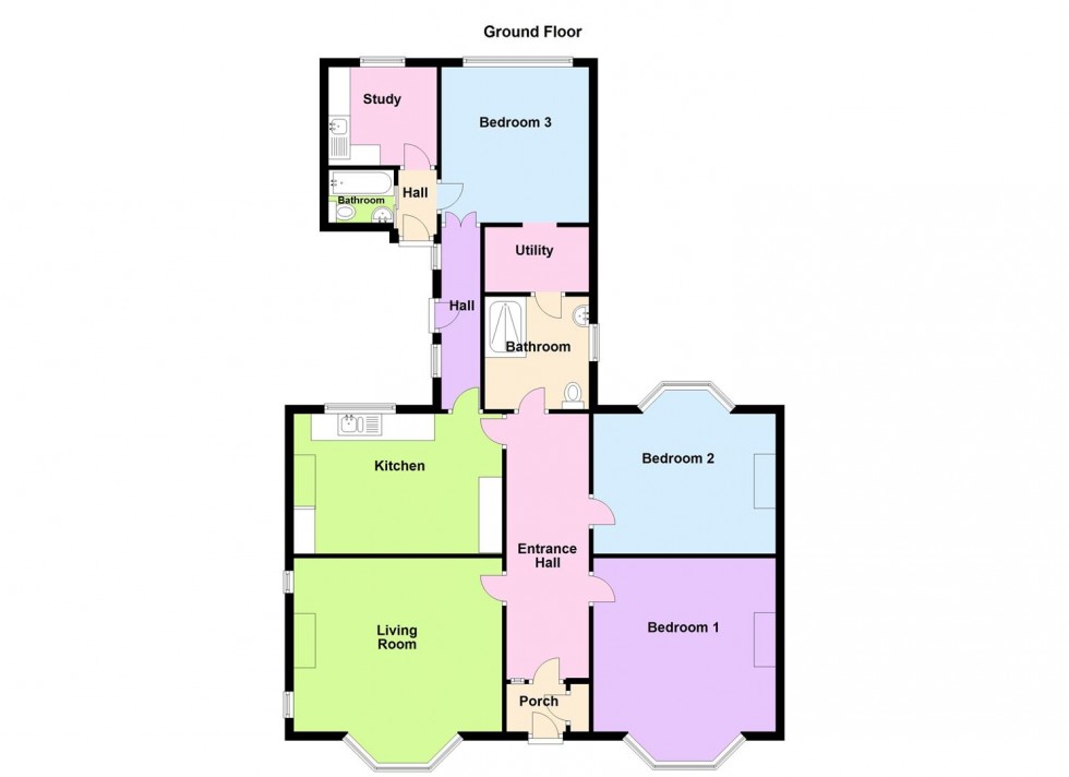 Floorplan for Kirtleton Avenue, Weymouth