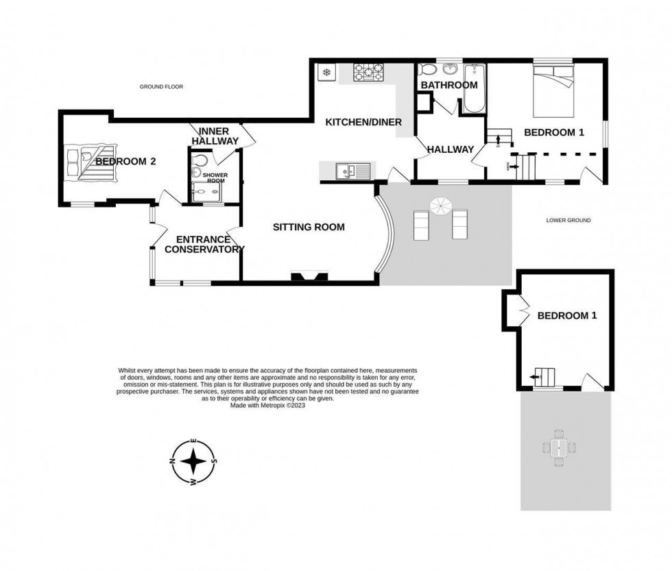 Floorplan for Russell Avenue, Swanage