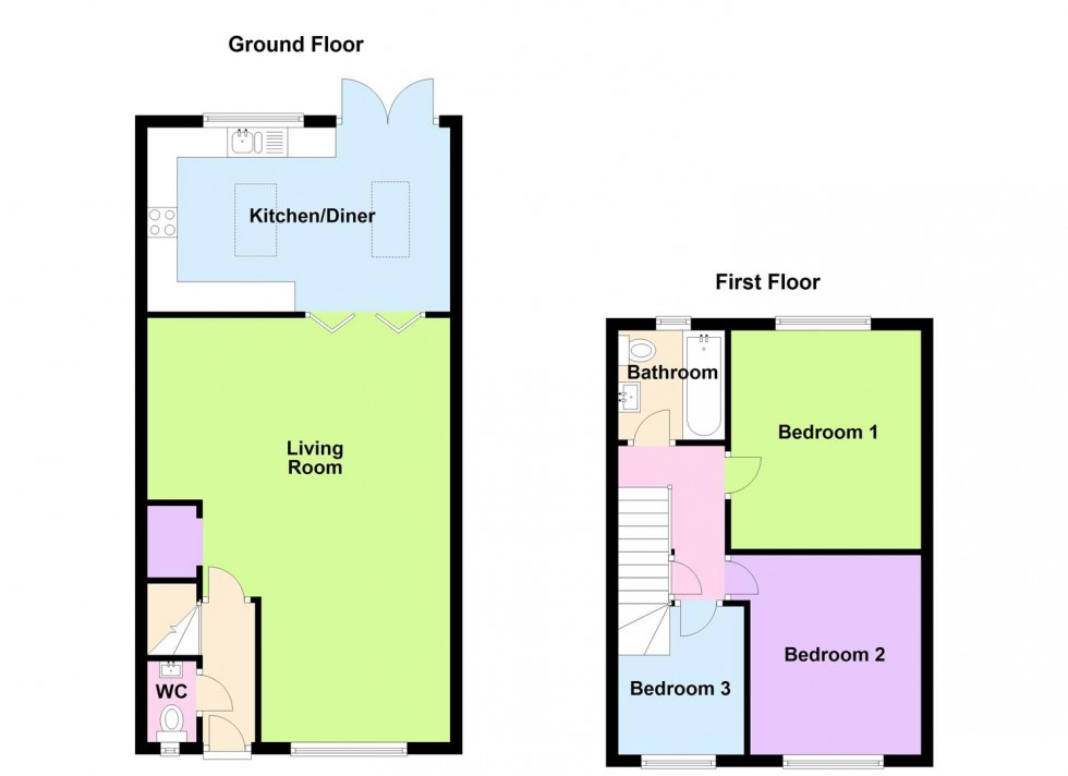 Floorplan for Fisherbridge Road, Preston, Weymouth