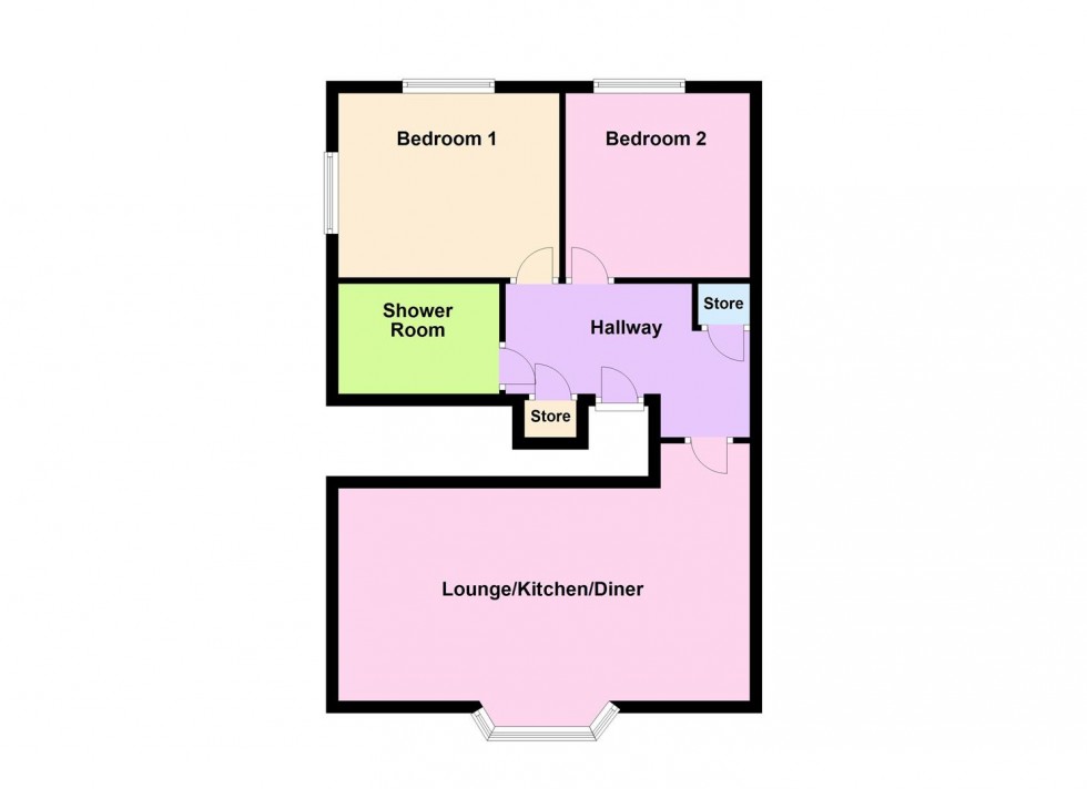 Floorplan for Red Crane Walk, Portland