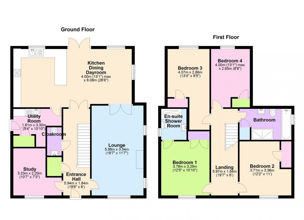 Floorplan for Nottington Lane, Weymouth