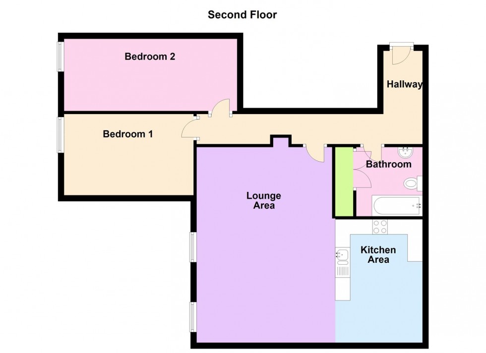 Floorplan for St. Thomas Street, Weymouth