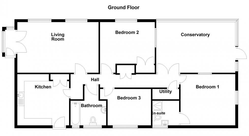 Floorplan for Rabling Lane, Swanage