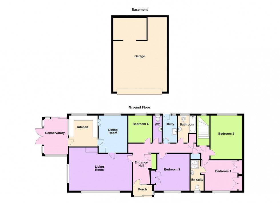 Floorplan for Brunel Drive, Preston, Weymouth