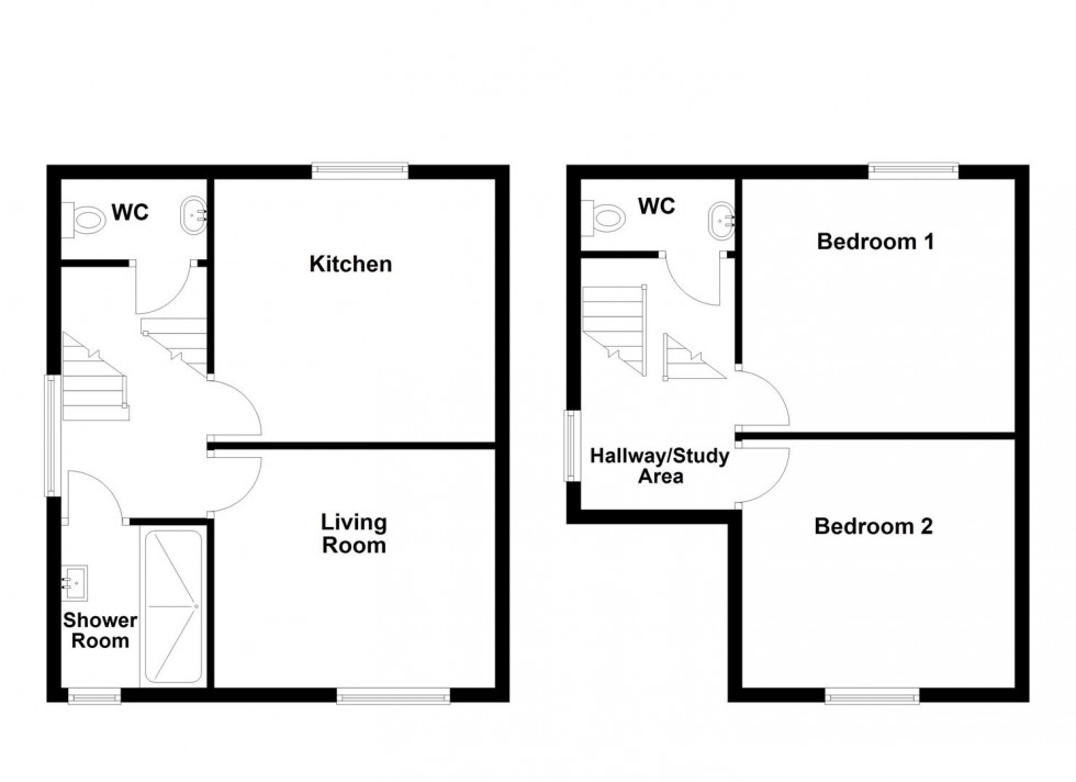 Floorplan for Sixpences, Northbrook Road, Swanage