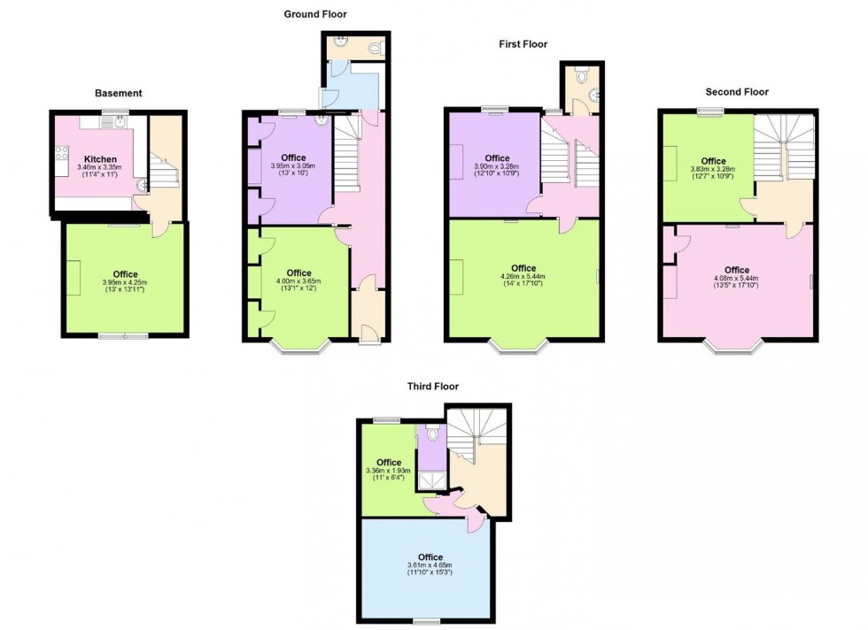 Floorplan for Belle Vue, Weymouth